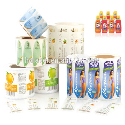 Wholesale Product Packaging Bottle Roll Label