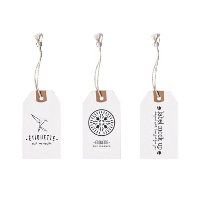 Custom Fashion Paper Garment Hang Tag ,tag rolls