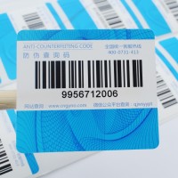 Printing variable barcode sticker label